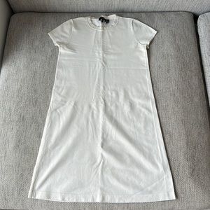 Theory - T-Shirt Dress - Ivory/Off-White - Size P